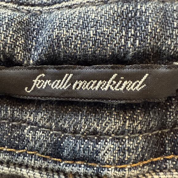 Women's 7 For All Mankind DOJO Blue Jean Capri's Size 27 Made In USA Med Wash - Picture 8 of 13